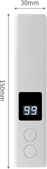 Elektrische Nagelfeile Für Hunde Flippy Usb Aufladung Laser Spiel Staubdichter Deckel Elektrisches Display 15 X 3 Cm Mehrere Geschwindigkeiten Weiß