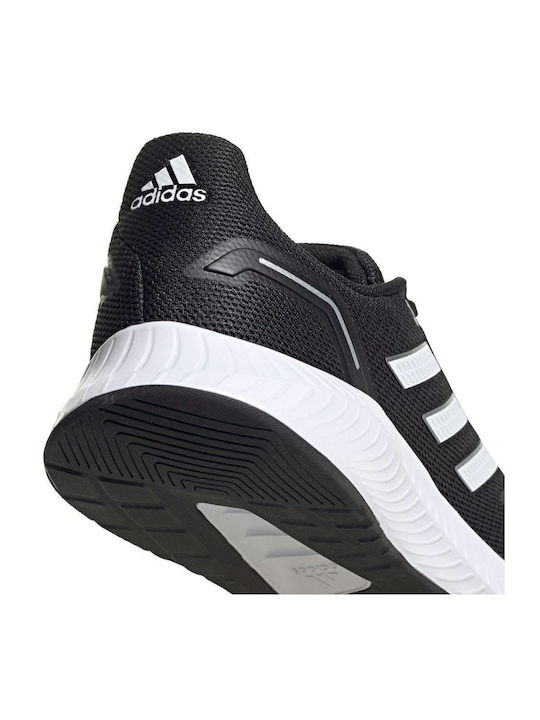 Run Falcon 2.0 Herren Sportschuhe Laufen Core Black / Cloud White / Grey Six