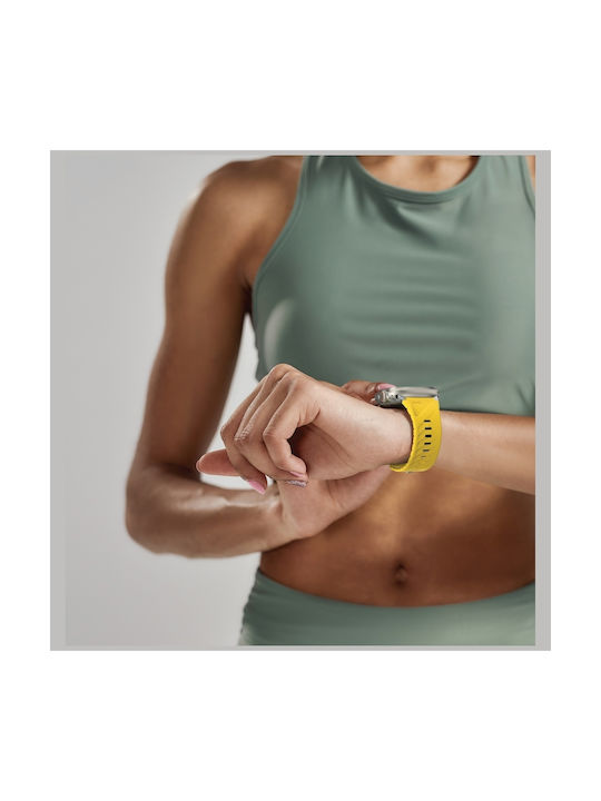 Uniq Armband Silikon Orange (Apple Watch 49/46/45/44/42/41/40 mm, Uniq)