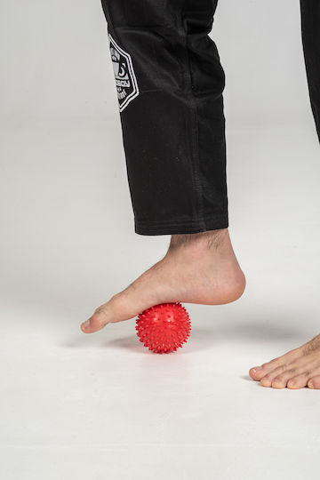 Rage Ball Massage 9cm in Rot Farbe