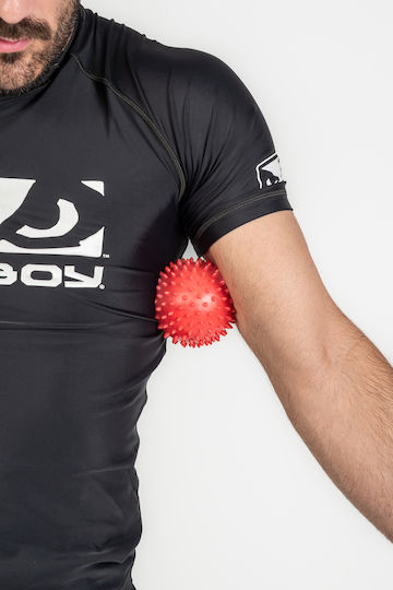 Rage Ball Massage 9cm in Rot Farbe