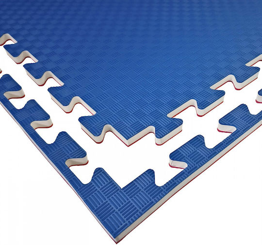 Top Ten Double Sided Foam Gym Floor Puzzle Tatami Mat Blue 50x50x2.5cm