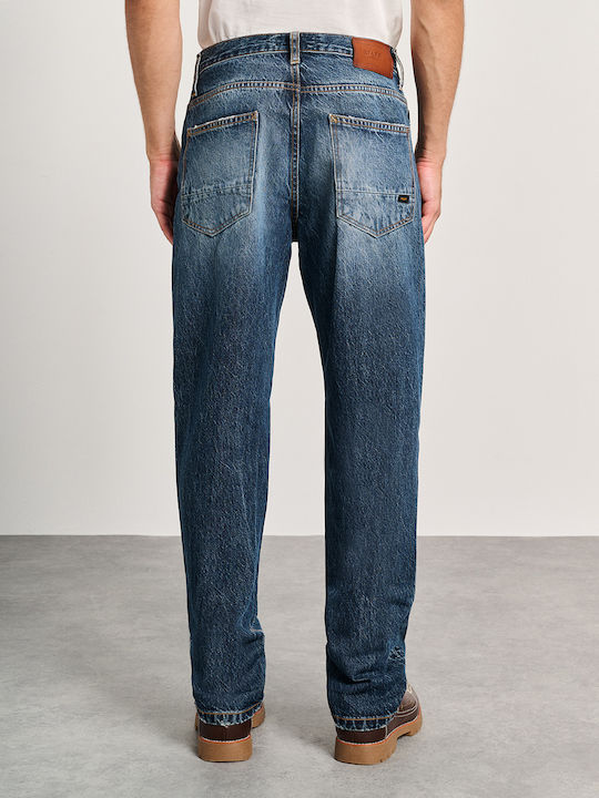 Martin Men's Jeans Pants with Relaxed Baggy Fit Blue