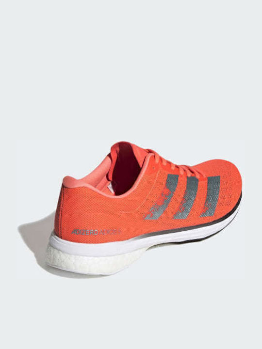 Adizero Adios 5 Sport Shoes Running Signal Coral / Silver Metallic / Core Black
