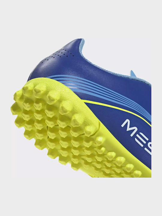 F50 Messi Club Kids Turf Soccer Shoes Blue