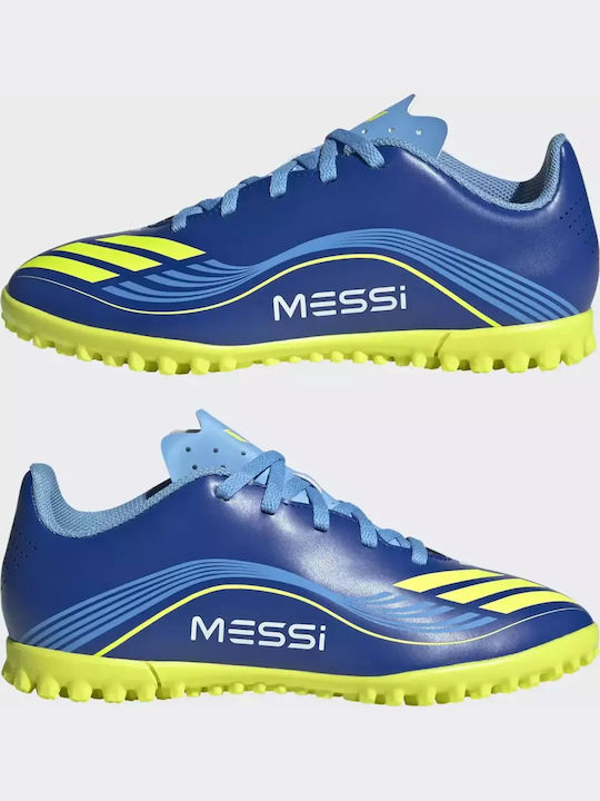 F50 Messi Club Kids Turf Soccer Shoes Blue