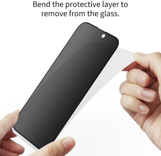 Tech-protect Sticlă Spy+ 2 Bucăți Galaxy S25 Fe Privacy