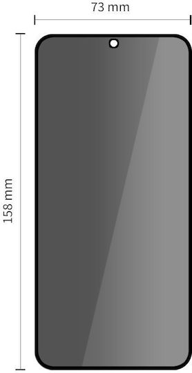 Tech-protect Sticlă Spy+ 2 Bucăți Galaxy S25 Fe Privacy