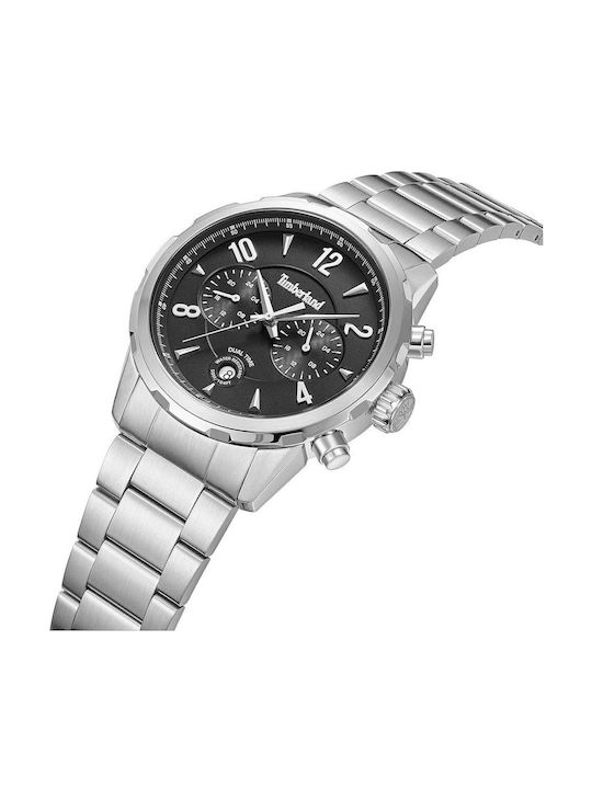 Timberland Newkirk Dual Time Ρολόι Μπαταρίας με Μεταλλικό Μπρασελέ Timberland Newkirk Dual Time Ρολόι Μπαταρίας με Μεταλλικό Μπρασελέ