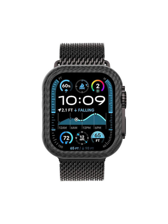 Nekit Θήκη Προστασίας Kevlar σε Μαύρο χρώμα για Apple Watch Ultra 2, Ultra 1