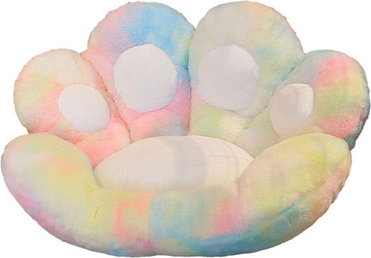 Pernă Decorativă Model Lăbuță Pisică Flippy Plus Canapea Scaun Podea 80 X 70 Cm Multicoloră