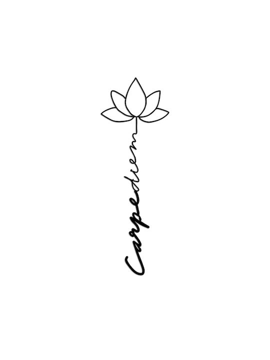 Wall Decor 21x60 A-g Carpe Diem 891tnl3496 21x60 Metallic