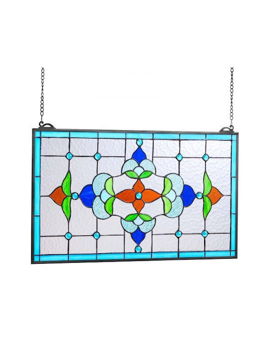 Vevor Βιτρό Κρεμαστό Τζάμι Tiffany Αλυσίδα 26 X 16 Ίντσες Hxfxcsblbhxfya1ql001v0