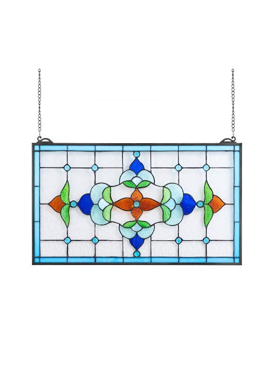 Vevor Βιτρό Κρεμαστό Τζάμι Tiffany Αλυσίδα 26 X 16 Ίντσες Hxfxcsblbhxfya1ql001v0