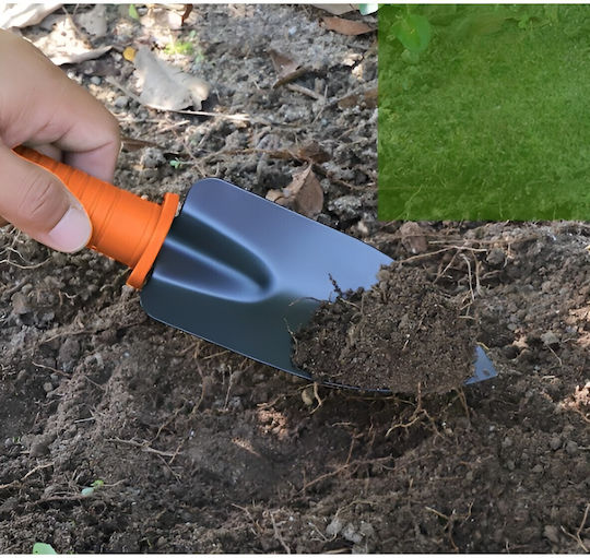 Set 12 Unelte de Grădină Flippy Pentru Plantare Prelucrare Sol Îngrijire Plante Mânere Portocalii Cutie Material Pvc Carton Inclusă 37x28 Cm Negre