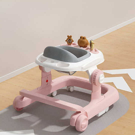 Baby Walker with Music Pink
