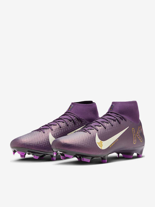 Nike Mercurial Superfly 10 Academy Football Shoes with Cleats Purple