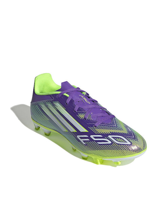 adidas Club Football Shoes with Cleats Purple