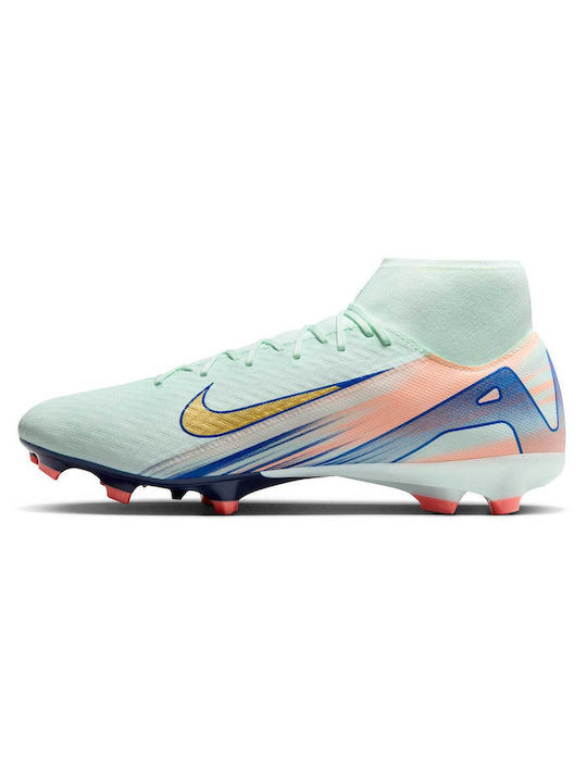 Nike Mercurial Superfly 10 Academy Dream Speed Football Shoes with Cleats Barely Green / Crimson Pulse / Metallic Gold Coin
