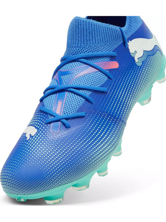 PUMA Future 7 Match Football Shoes with Cleats Blue
