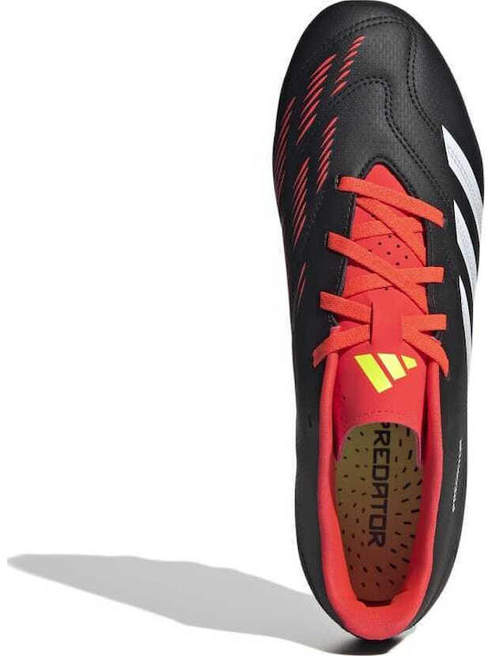 adidas Predator Club Football Shoes with Cleats Black