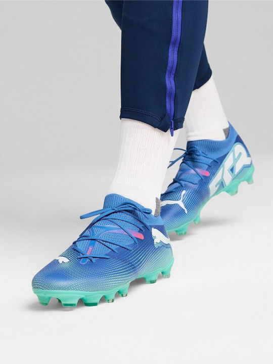 PUMA Future 7 Match Football Shoes with Cleats Blue