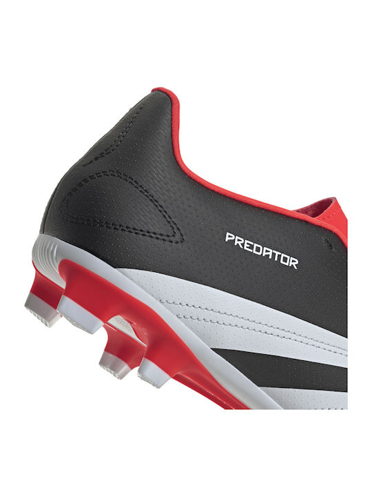 adidas Predator Club Football Shoes with Cleats Black