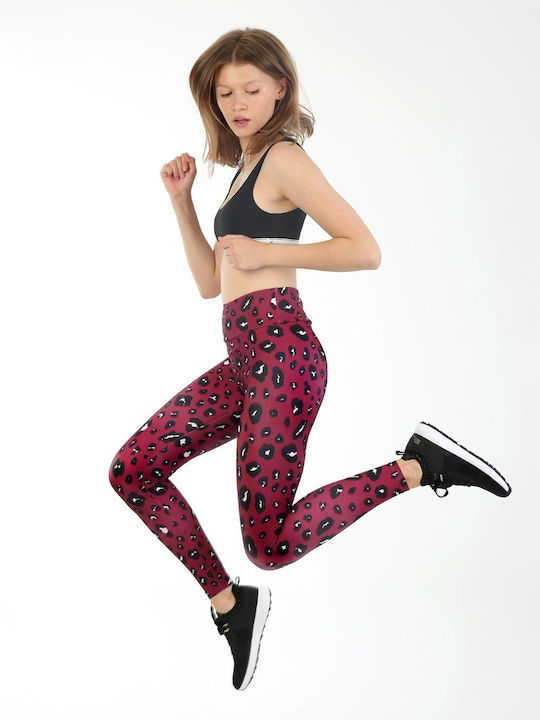 Dri-Fit Instruire Colanti de femei Colanti Burgundy