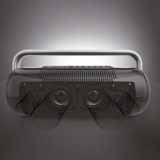 Manta NYX Ηχείο Bluetooth 80W με Ραδιόφωνο Μαύρο