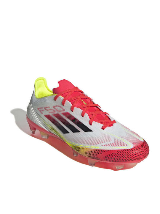 adidas F50 Pro Fußballschuhe mit Stollen Weiß