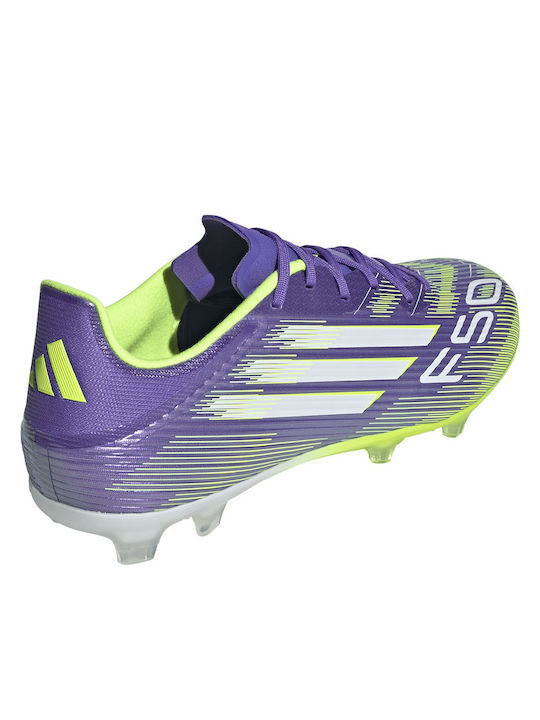 adidas F50 LEAGUE Football Shoes with Cleats Purple
