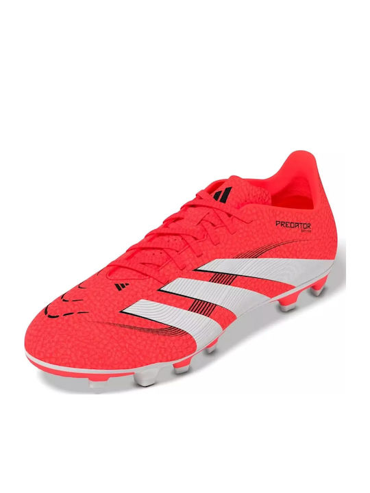adidas Predator Club Football Shoes with Cleats Red