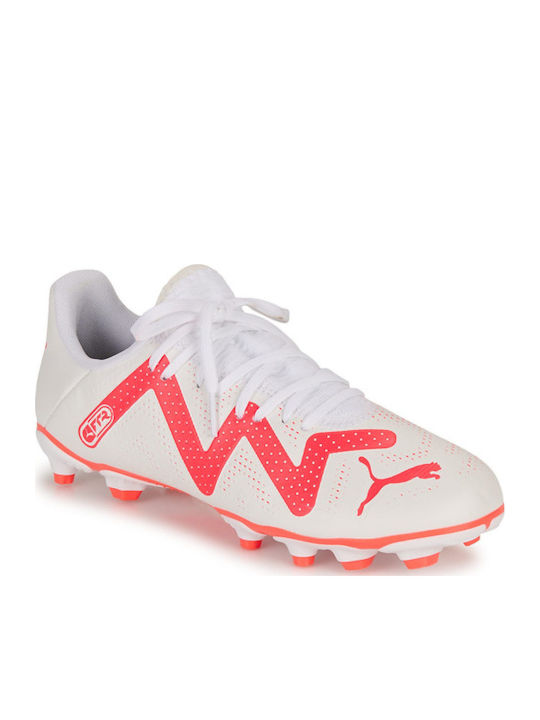 PUMA Future Play Football Shoes with Cleats White