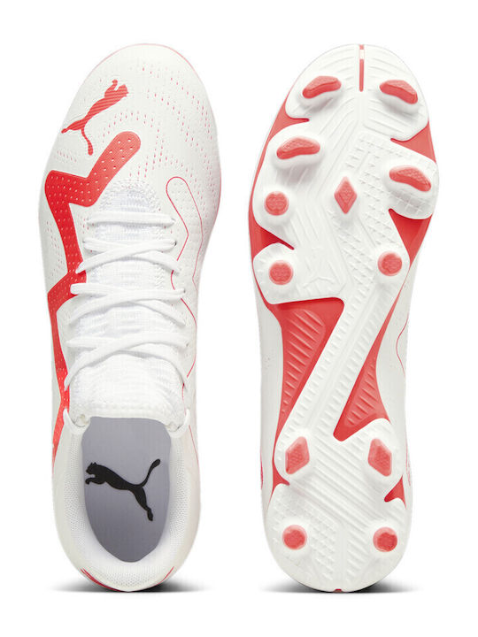 PUMA Future Play Football Shoes with Cleats White