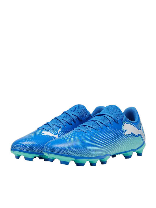 PUMA Future 7 Play Football Shoes with Cleats Blue