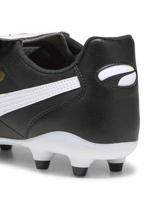 PUMA King Top Ποδοσφαιρικά Παπούτσια με Τάπες FG/AG Μαύρα