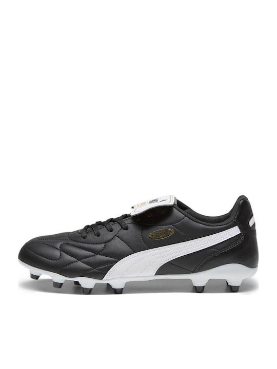 PUMA King Top Ποδοσφαιρικά Παπούτσια με Τάπες FG/AG Μαύρα