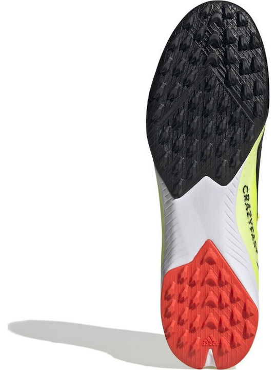 adidas X Crazyfast League Football Shoes with Molded Cleats Team Solar Yellow 2 / Core Black / Cloud White