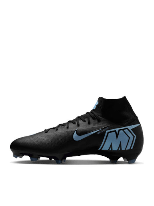 Nike Mercurial Superfly 10 Pro Football Shoes with Cleats Black