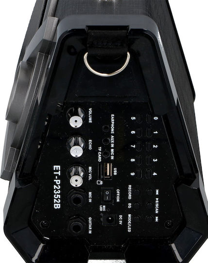 D344 Ηχείο Bluetooth με Ραδιόφωνο Μαύρο