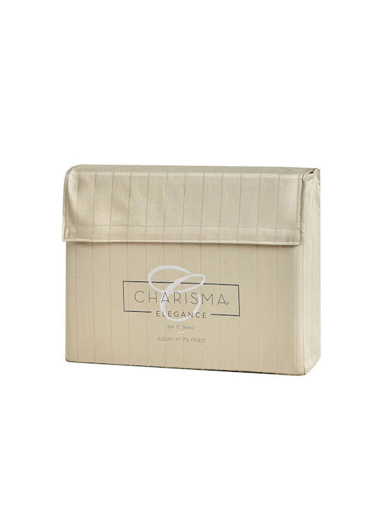 Σετ Παπλωματοθήκη Charisma Elegance 230x250 Beige