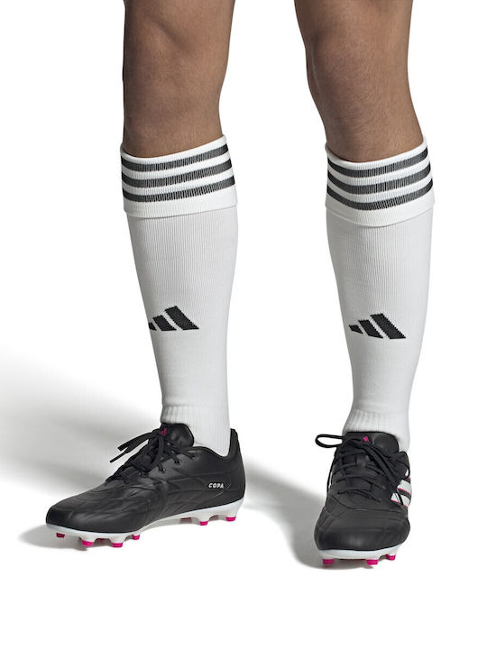 adidas Copa Pure.3 Football Shoes with Cleats Core Black / Zero Metalic / Team Shock Pink 2