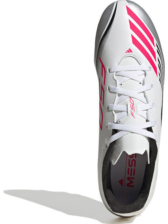 adidas F50 Club Messi Football Shoes with Cleats White