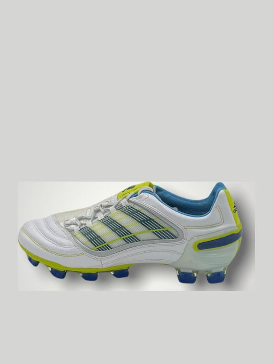 adidas Predator X Pantofi de Fotbal cu crampoane Albe