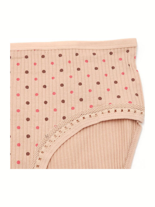 High-waisted Women's Slip Dark Beige
