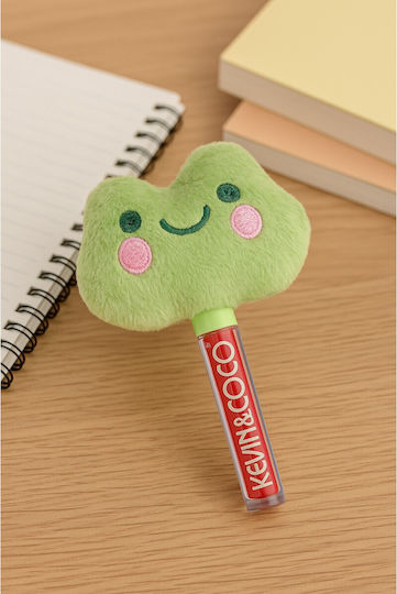 Lip Gloss Kevinandcoco Model Broscuță Animată Plush Verde