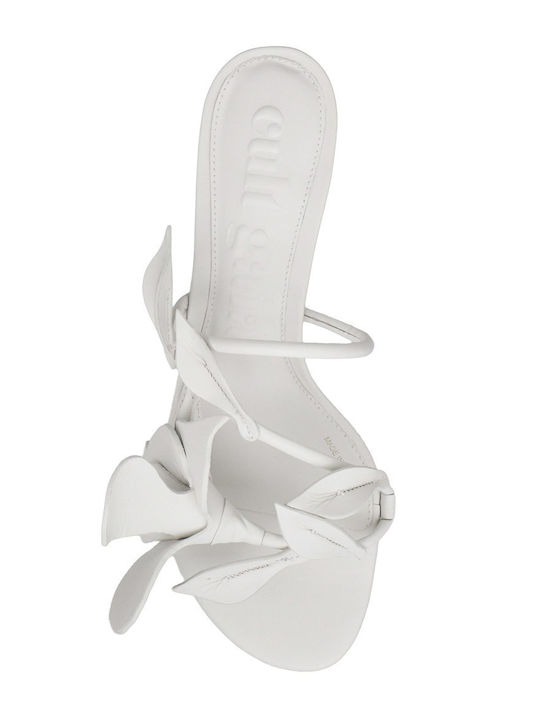 Leather Sandals White