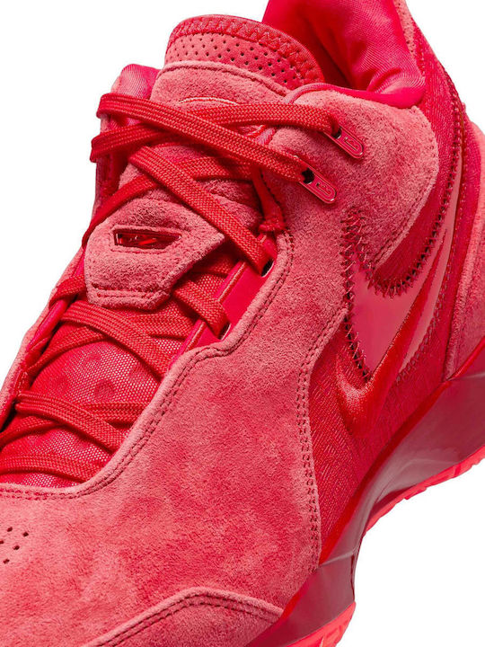 LeBron NXXT Gen AMPD Low Basketball Shoes University Red / Bright Crimson