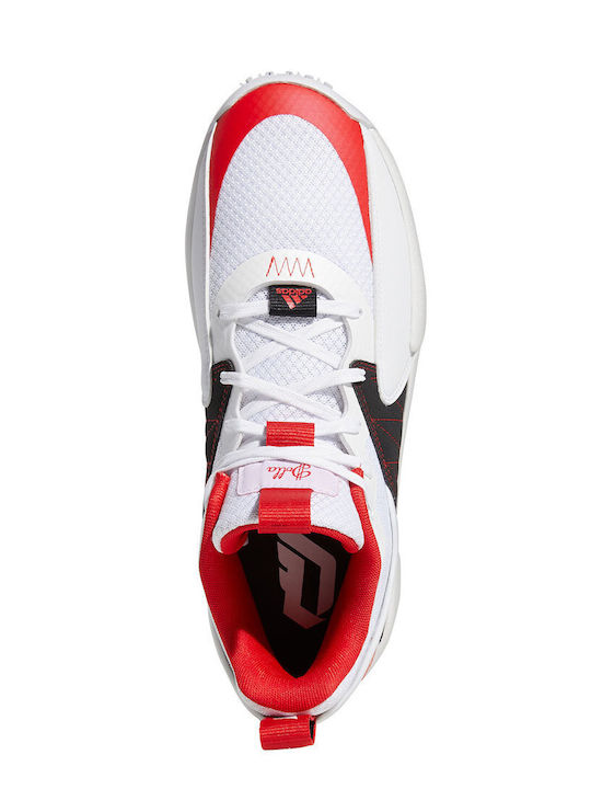 Dame Certified Χαμηλά Μπασκετικά Παπούτσια Cloud White / Vivid Red / Dash Grey