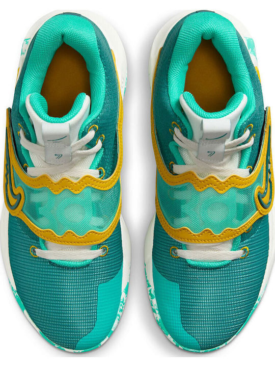 KD Trey 5 X High Basketball Shoes Clear Jade